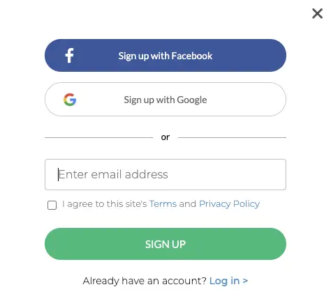 survey junkie new user sign-up page