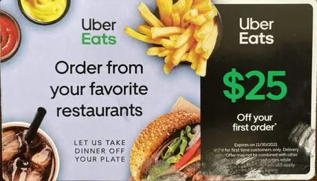 Uber Eats $50 Off Promotion Code