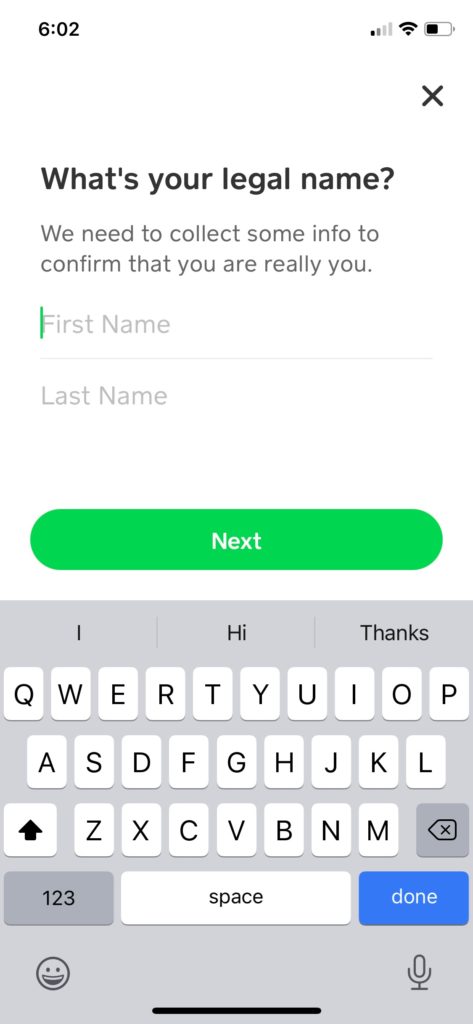 cash app legal name