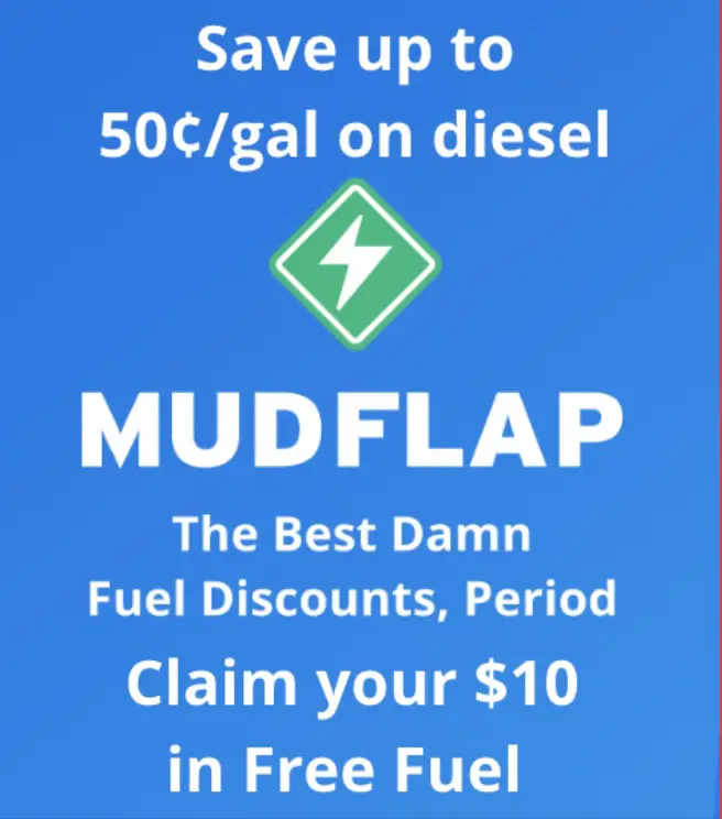 Diesel Gas App Mudflap and its offer for trucks drivers