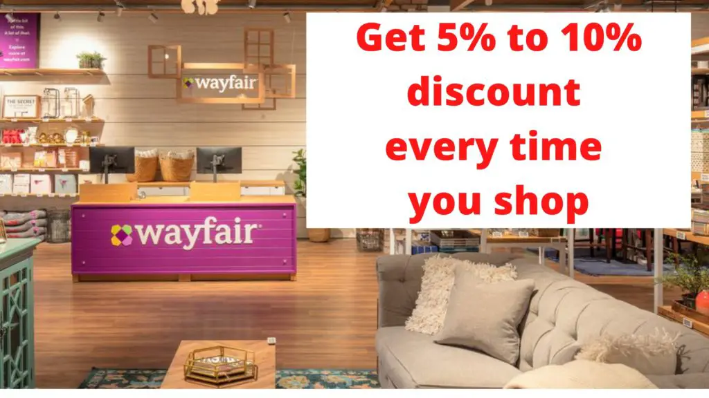 Discount Code for Wayfair showing how to get it