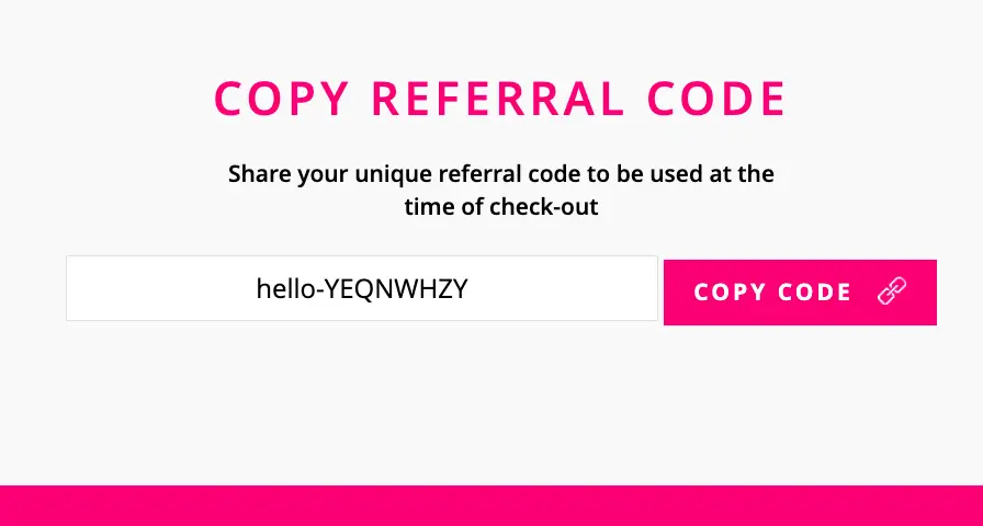Boxycharm referral code page