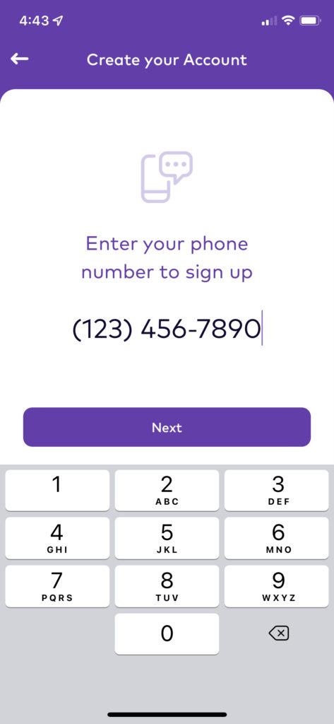 phone verification number Dosh app