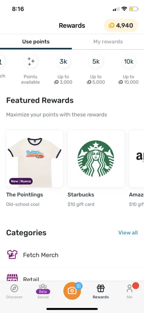 Fetch rewards to make money and apps that work