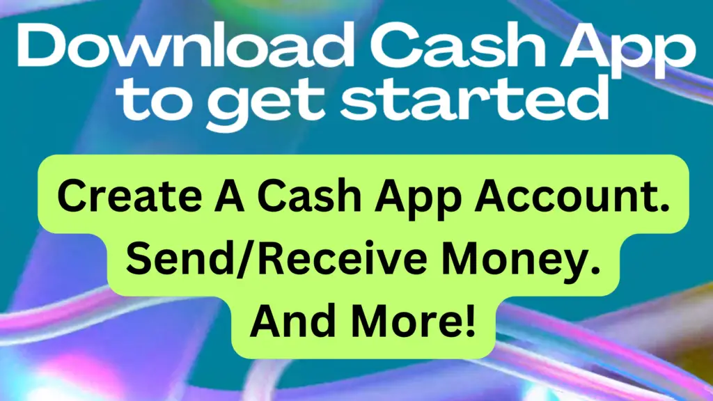 image of cash app account - create an new one for new user