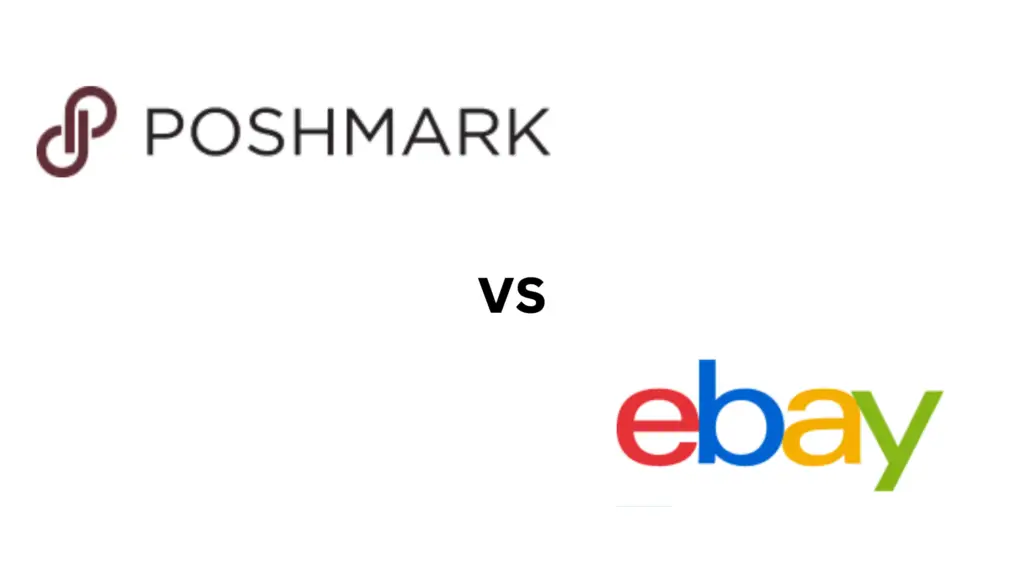 image of poshmark vs. ebay logos