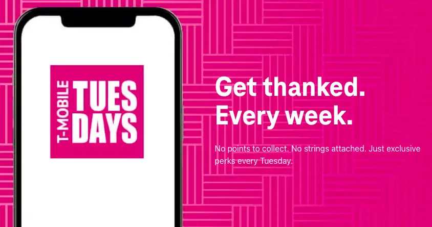 image of T-Mobile Tuesdays app