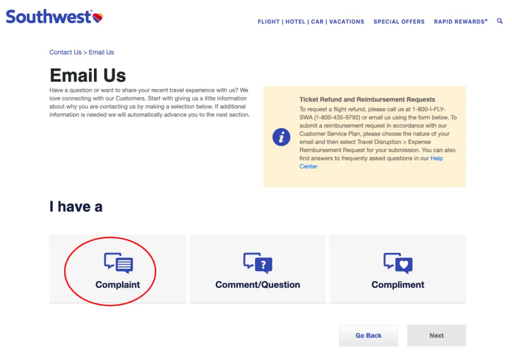 Form to Submit Southwest Receipt And Get Reimbursement