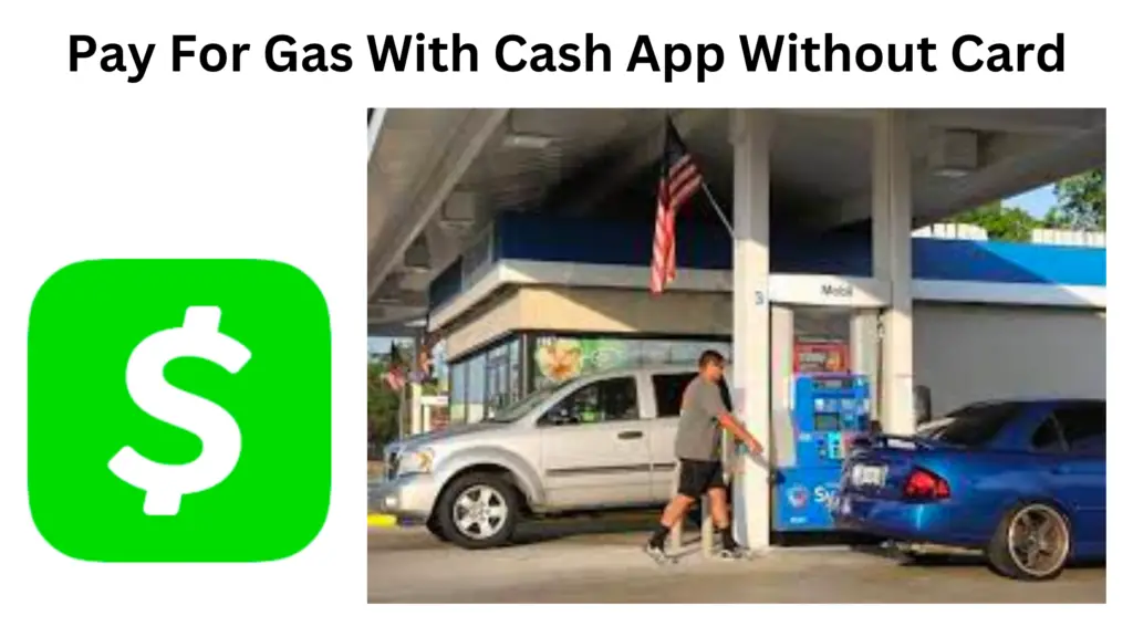man paying for gas without using Cash App card