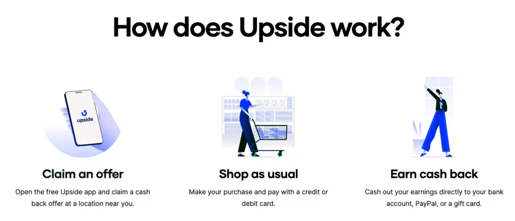 image of upside cash back app
