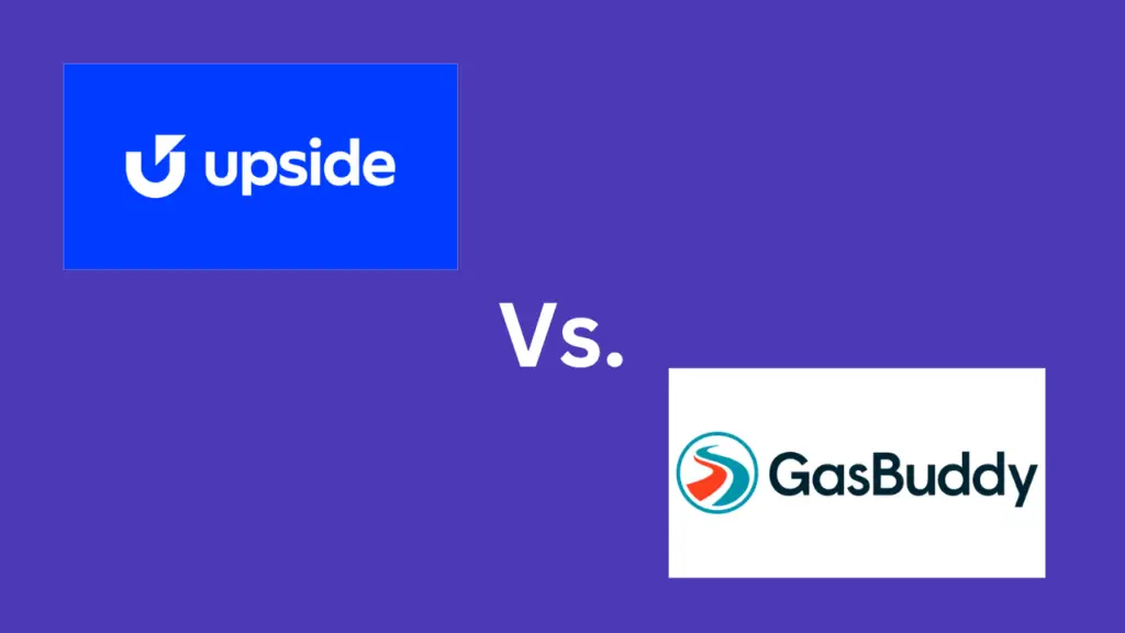 Image showing Upside vs Gas Buddy logos
