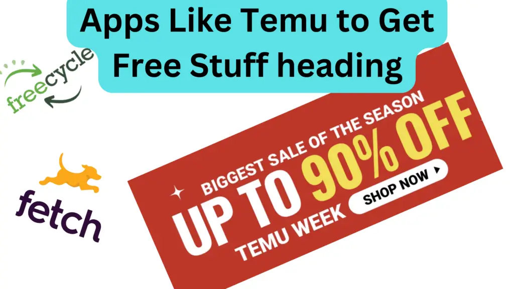 miage of apps like temu to get free stuff