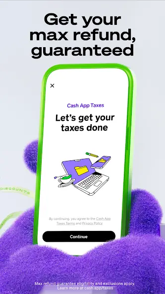 cash app tax refund feature