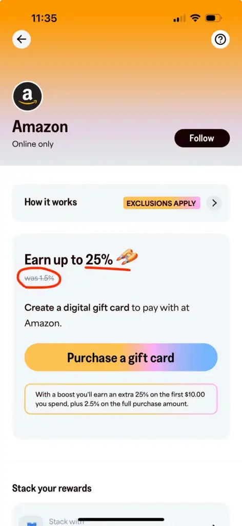 flux apps cashback