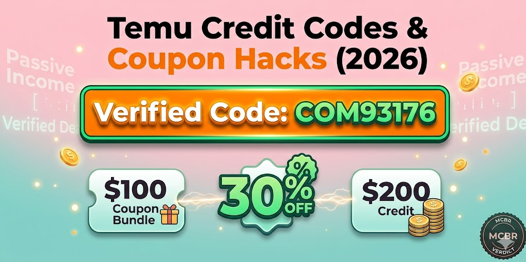 Temu Credit Codes & Coupon Hacks (2026): Verified Code COM93176