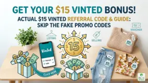 Looking for a Vinted Referral Code? Here’s How to Actually Get Your $15 Bonus