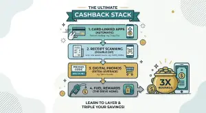 The Ultimate Cashback Stack: How to Triple Your Rewards on Every Grocery Run