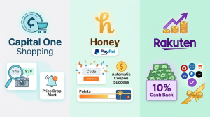 Capital One Shopping vs. Honey vs. Rakuten Extensions