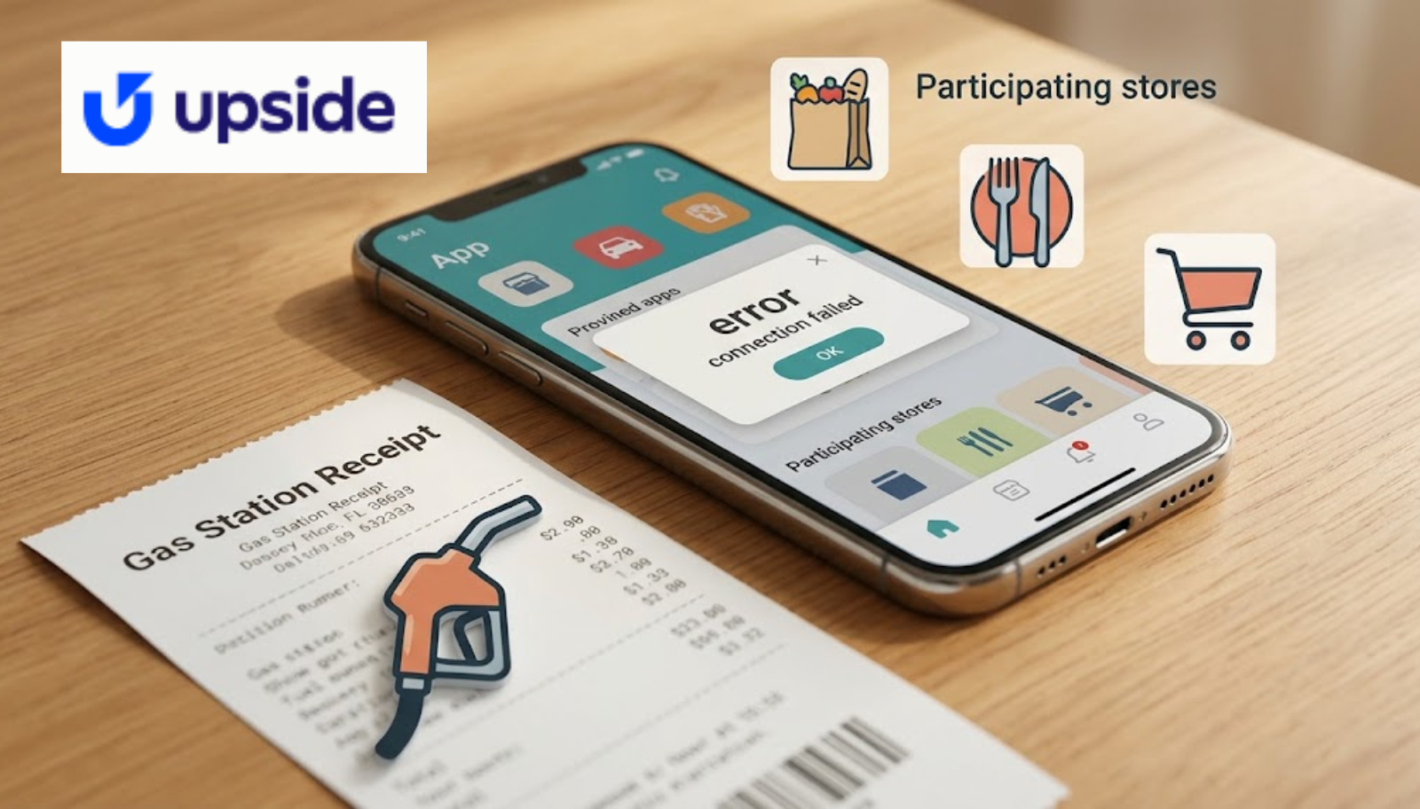 upside app is not working troubleshooting and location fix guide